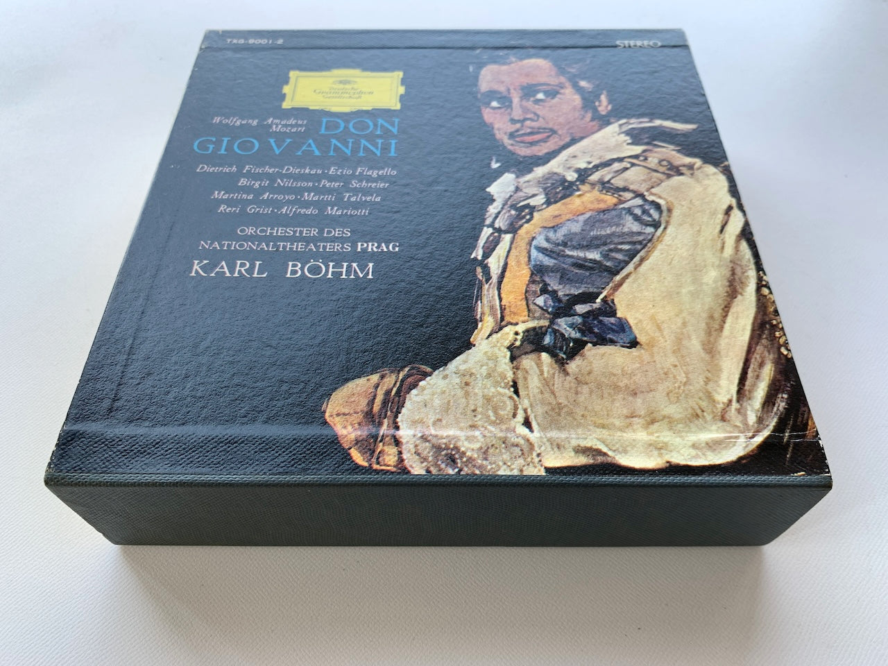 オープンリール/ カール・ベーム / モーツァルト：オペラ「ドン・ジョヴァンニ」全曲 / 国内盤 2本組 7号 4トラック 19cm/s (7 1/2IPS) ライナー DGG TXG-9001-02