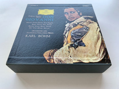 オープンリール/ カール・ベーム / モーツァルト：オペラ「ドン・ジョヴァンニ」全曲 / 国内盤 2本組 7号 4トラック 19cm/s (7 1/2IPS) ライナー DGG TXG-9001-02
