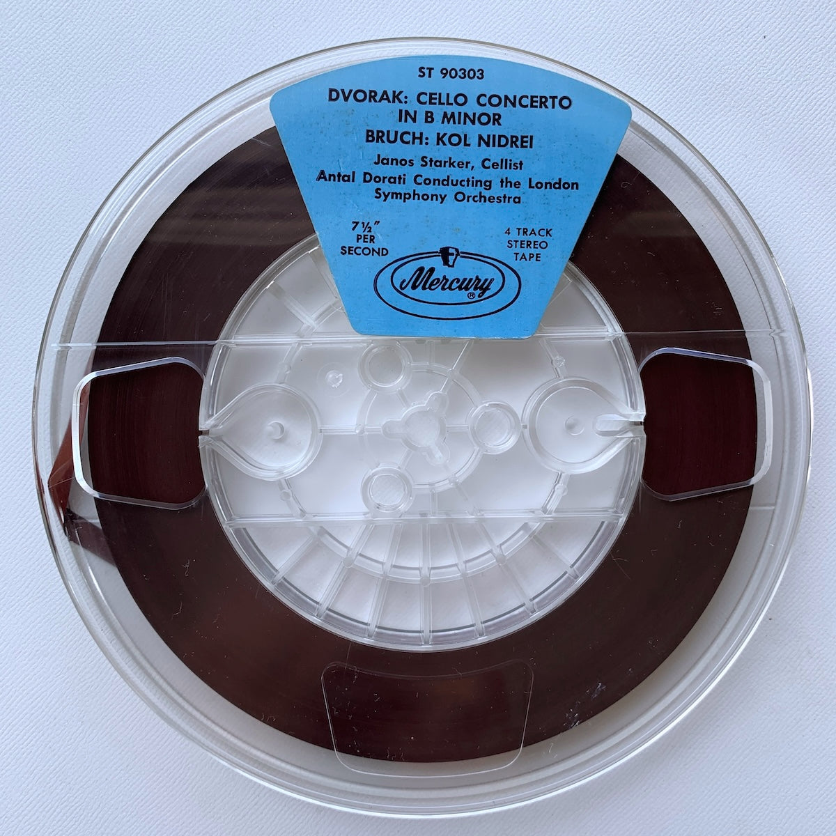 オープンリール/ シュタルケル、ドラティ / ドヴォルザーク：チェロ協奏曲 他 / US盤 7号 4トラック 19cm/s (7 1/2IPS) MERCURY ST90303
