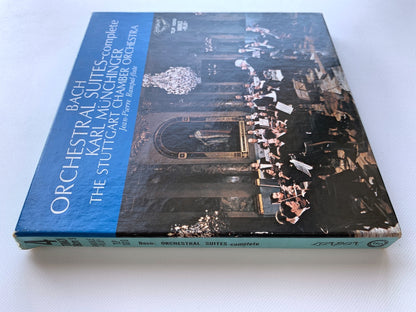 オープンリール/ カール・ミュンヒンガー / J.S.バッハ：管弦楽組曲 全曲 / 国内盤 7号 4トラック 19cm/s (7 1/2IPS) ライナー LONDON TLP-1010
