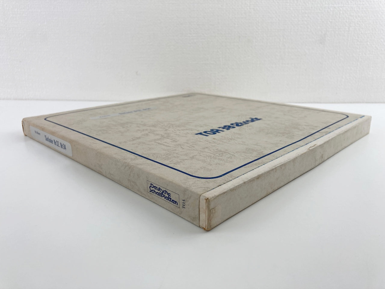 オープンリール/ ヘルベルト・ブロムシュテット / モーツァルト：交響曲第32番、第34番 / 国内盤 10号 2トラック 38cm/s (15IPS) インサート TOA TOA0942