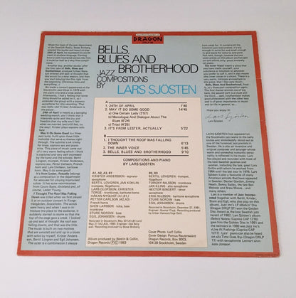 LP/ LARS SJOSTEN / BELLS BLUES AND BROTHERHOOD / スウェーデン盤 DRAGON DRLP46