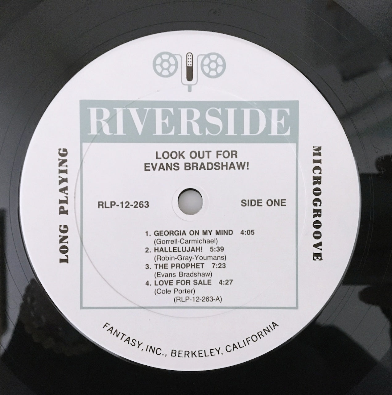 LP/ EVANS BRADSHAW / LOOK OUT FOR EVANS BRADSHAW! / 国内盤 WAVE JAZZ RIVERSIDE RECORDS  WJC-263