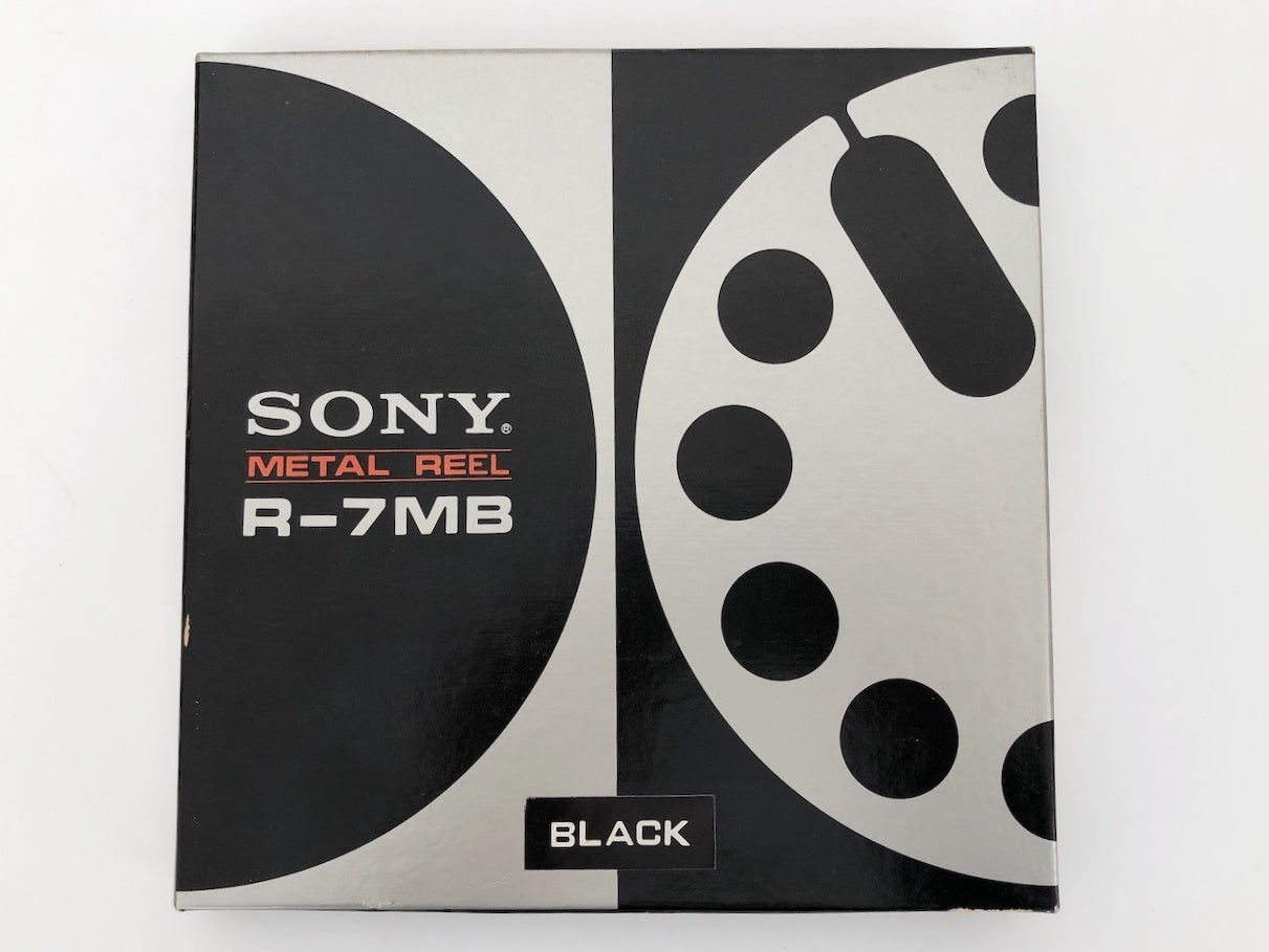 オープンリール 7号 SONY R-7MB ブラック メタルリール 空リール 元箱付き