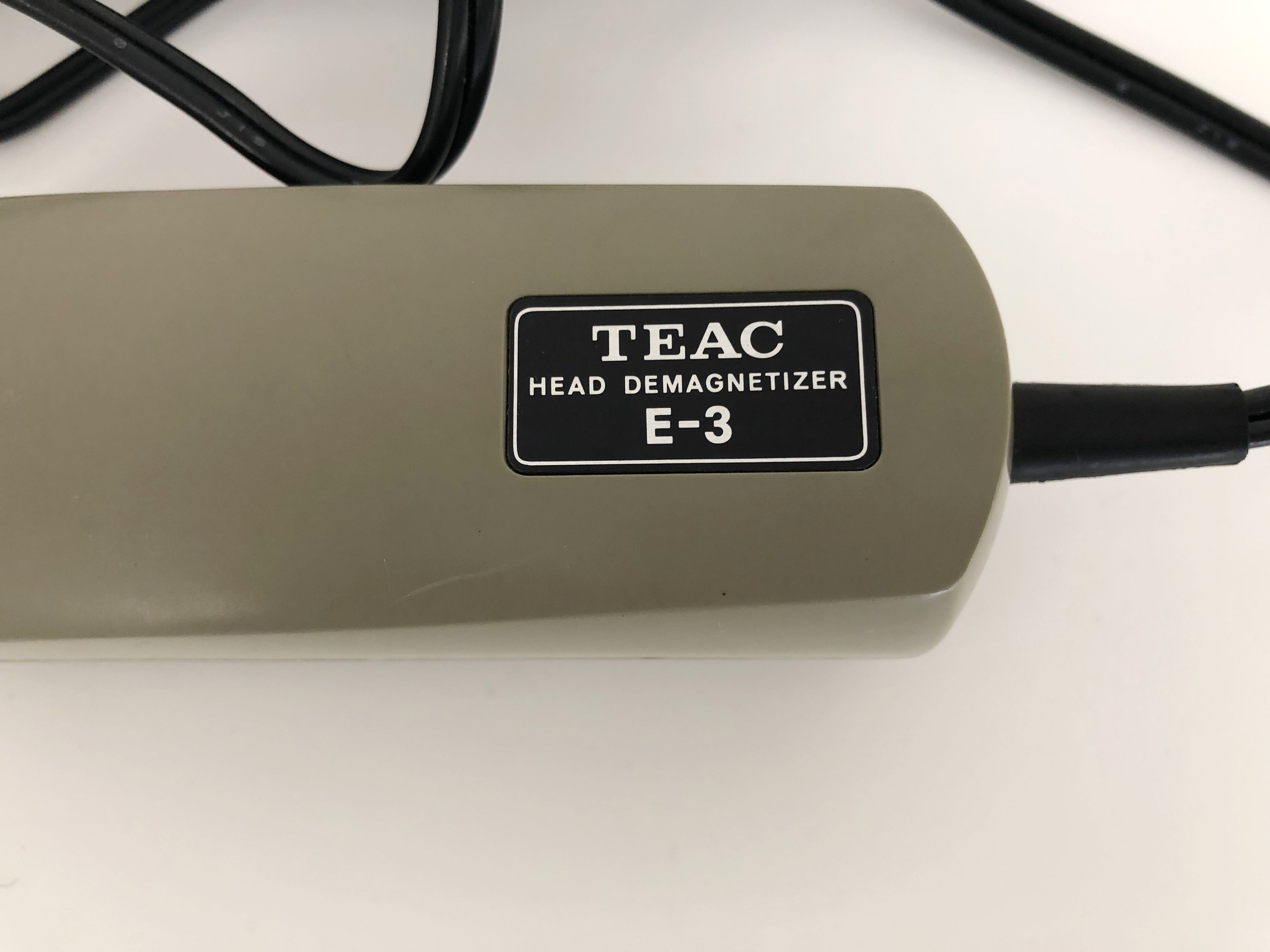 TEAC E-3 ヘッドイレーサー 消磁器 HEAD DEMAGNETIZER ティアック 現状品