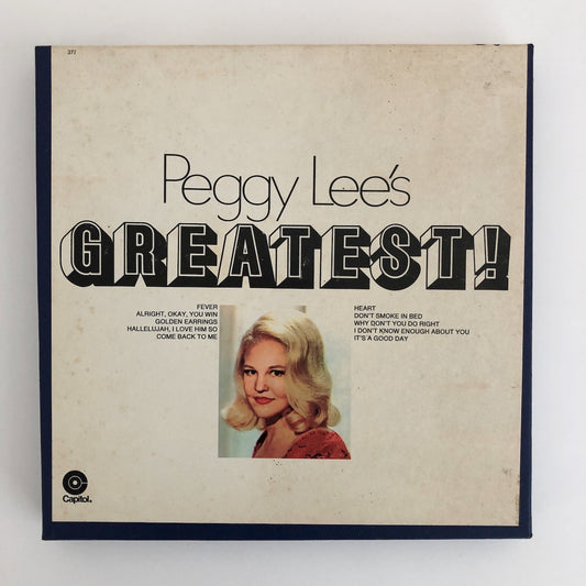 オープンリールテープ PEGGY LEE'S / GREATEST HITS 7号 19cm/s (7 1/2IPS) 4トラック US製