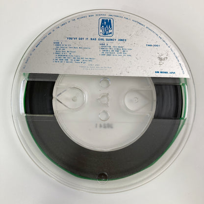 オープンリールテープ/ QUINCY JONES / YOU'VE GOT IT BAD GIRL /   7号 19cm/s (7 1/2IPS) 4トラック 日本盤 ライナー A&M