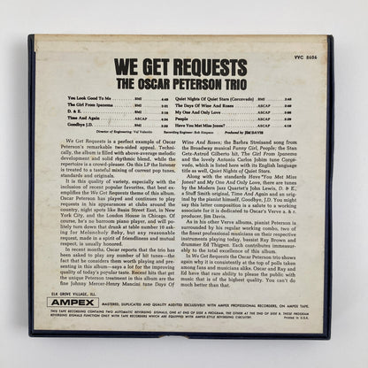 オープンリールテープ/ OSCAR PETERSON TRIO / WE GET REQUESTS /  7号 19cm/s (7 1/2IPS) 4トラック US製 VERVE