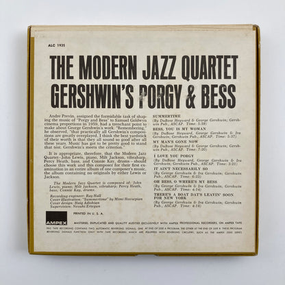オープンリールテープ/ THE MODERN JAZZ QUARTET / PORGY AND BESS /  7号 19cm/s (7 1/2IPS) 4トラック US製  ATLANTIC