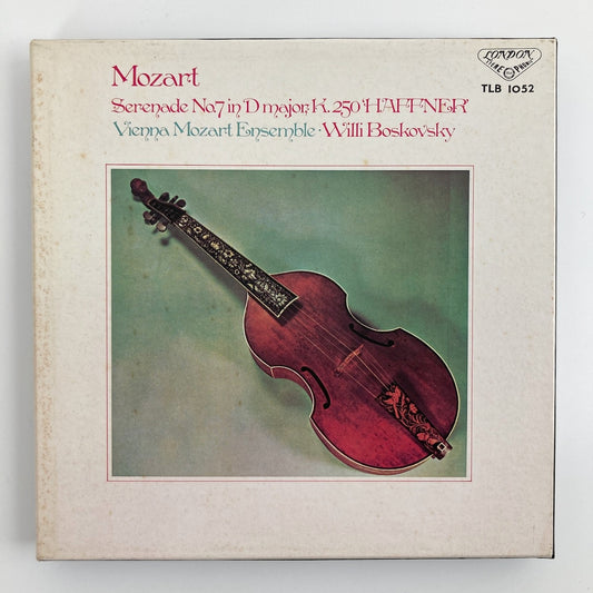 オープンリールテープ / ウィリー・ボスコフスキー / モーツァルト:セレナード第7番「ハフナー」 / 日本盤 ライナー 7号 19cm/s (7 1/2IPS) 4トラック LONDON