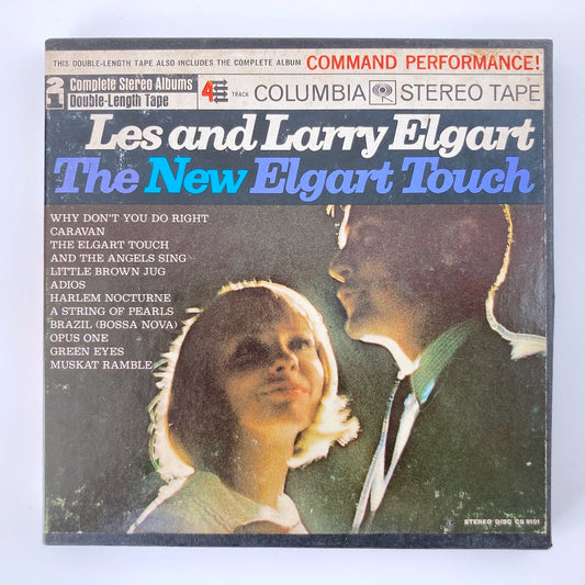 オープンリールテープ  LES AND LARRY ELGART / THE NEW ELGART TOUCH / US盤 7号 19cm/s (7 1/2IPS) 4トラック COLUMBIA