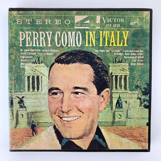 オープンリールテープ PERRY COMO / IN ITALY / 日本盤 ライナー 7号 19cm/s (7 1/2IPS) 4トラック RCA VICTOR