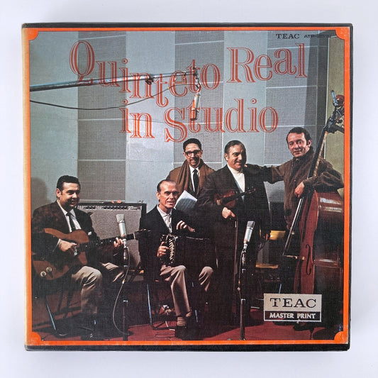 オープンリールテープ QUINTETO REAL / IN STUDIO キンテート・レアル / 日本盤 ライナー（シミ） 7号 19cm/s (7 1/2IPS) 4トラック TEAC