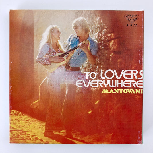 オープンリールテープ MANTOVANI / TO LOVERS EVERYWHERE 世界の恋人たちへ / 日本盤 ライナー 7号 19cm/s (7 1/2IPS) 4トラック LONDON