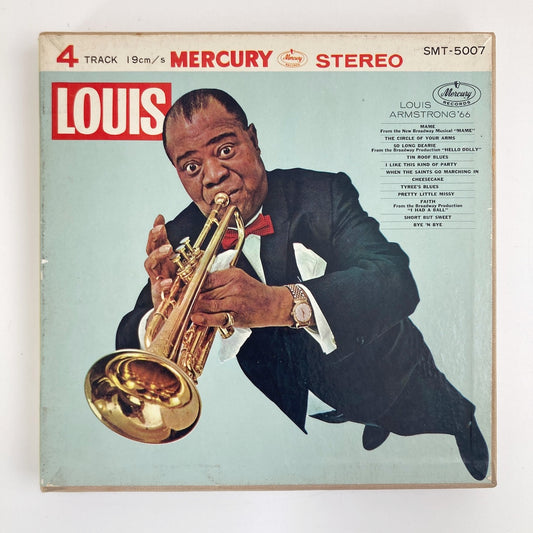 オープンリールテープ LOUIS ARMSTRONG / 66 聖者の行進 / ルイ・アームストロング' 66 / 日本盤  7号 19cm/s (7 1/2IPS) 4トラック MERCURY