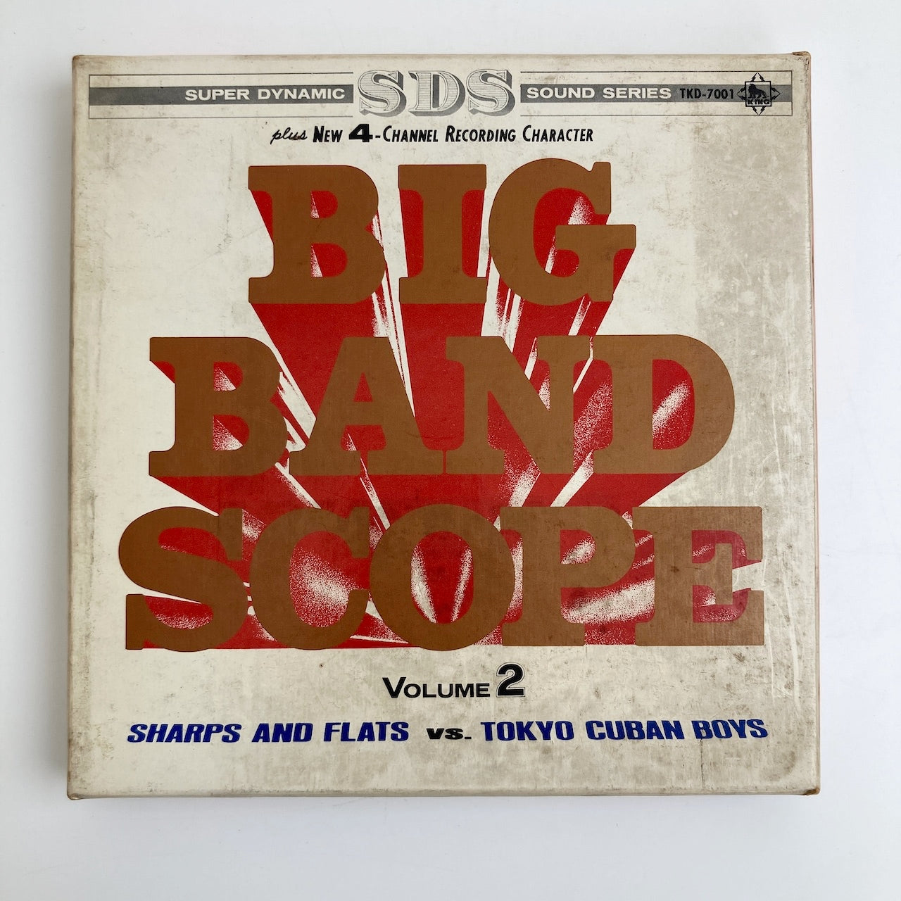 オープンリールテープ SHARP AND FLATS & TOKYO CUBAN BOYS / BIG BAND SCOPE VOL.2 / 日本盤 ライナー 7号 19cm/s (7 1/2IPS) 4トラック KING