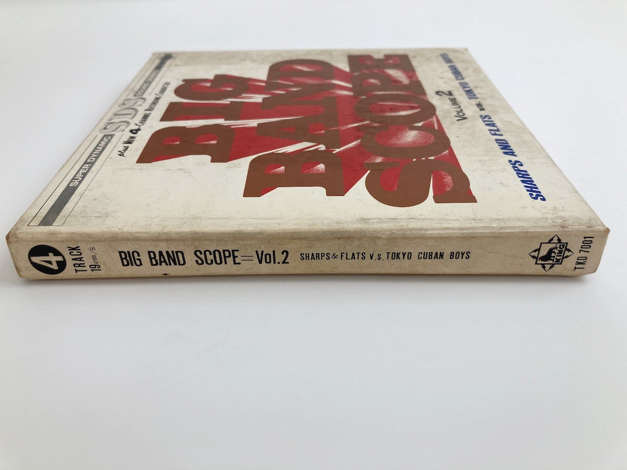 オープンリールテープ SHARP AND FLATS & TOKYO CUBAN BOYS / BIG BAND SCOPE VOL.2 / 日本盤 ライナー 7号 19cm/s (7 1/2IPS) 4トラック KING