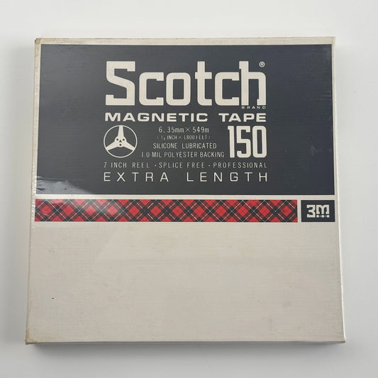 オープンリールテープ 7号リール 未開封 未使用 SCOTCH TAPE 150 1/4inch 1800 Feet 6.35mm x 549m