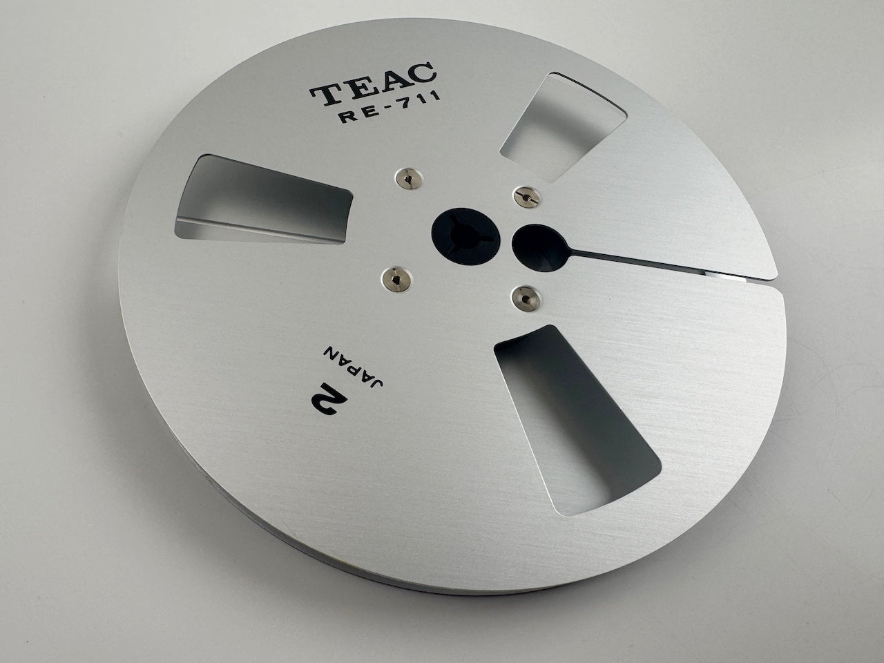 オープンリール 7号 TEAC RE-711 メタルリール 空リール 元箱付き