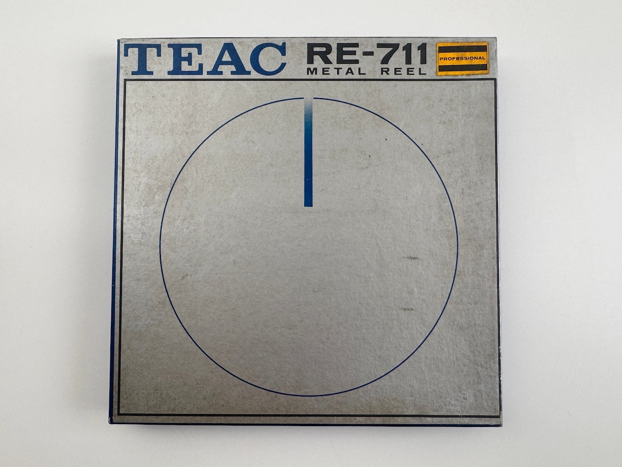 オープンリール 7号 TEAC RE-711 メタルリール 空リール 元箱付き