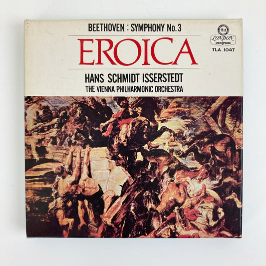 オープンリールテープ/ イッセルシュテット / ベートーヴェン:交響曲第3番「英雄」 / 日本盤 ライナー(うすシミ) 7号 19cm/s (7 1/2IPS) 4トラック LONDON