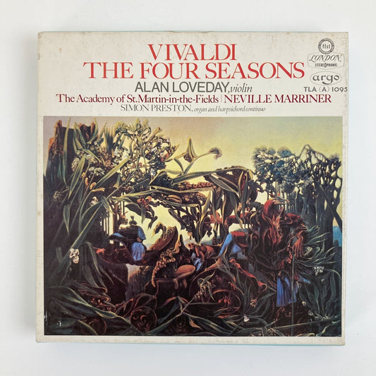 オープンリールテープ/ ネヴィル・マリナー / ヴィヴァルディ:ヴァイオリン協奏曲集「四季」 / 日本盤 ライナー(シミ) 7号 19cm/s (7 1/2IPS) 4トラック LONDON