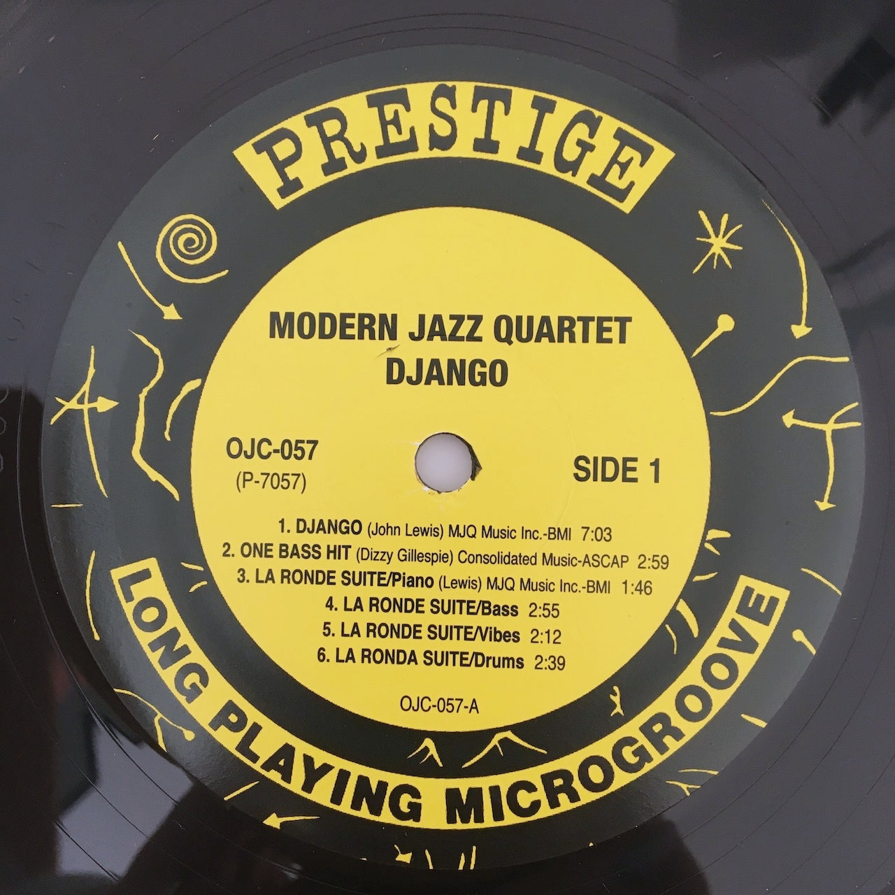 LP/ THE MODERN JAZZ QUARTET / DJANGO / US盤 OJC PRESTIGE OJC0057