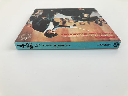 オープンリールテープ/ ズービン・メータ / R.シュトラウス：交響詩「英雄の生涯」 / 日本盤 ライナー 7号 19cm/s (7 1/2IPS) 4トラック LONDON