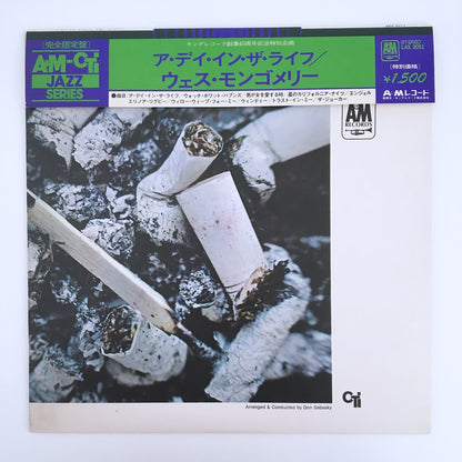 LP/ WES MONTGOMERY / A DAY IN THE LIFE / 国内盤 帯・ライナー(うすヤケ)付き A&M RECORDS LAX3091