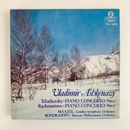 オープンリールテープ/ アシュケナージ / チャイコフスキー:ピアノ協奏曲第1番、第2番 / 日本盤 ライナー(シミ) 7号 19cm/s (7 1/2IPS) 4トラック LONDON