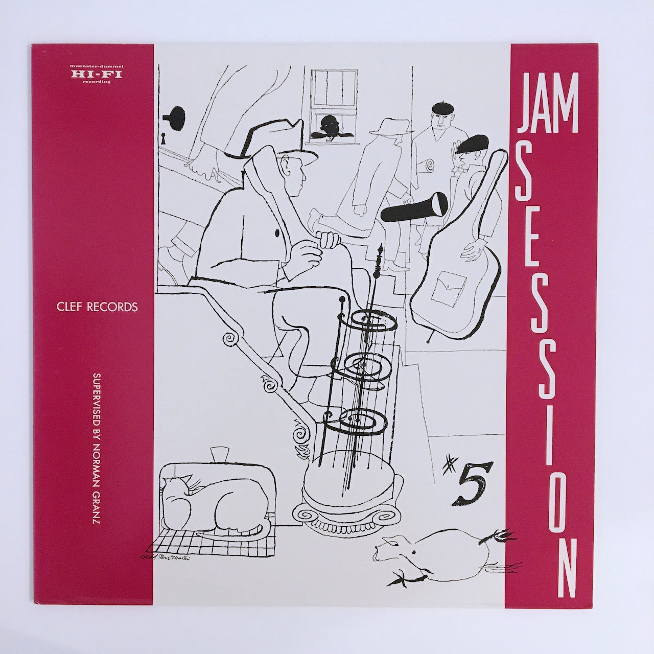 LP/ V.A. / JAM SESSION #5 / 国内盤 重量盤 ライナー付き Clef Records 25MJ-3608