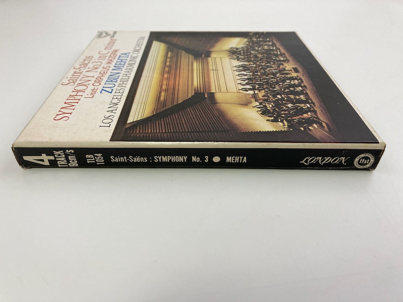 オープンリールテープ/  ズービン・メータ / サン＝サーンス：交響曲第3番「オルガン付き」 他 / 日本盤 ライナー（シミ） 7号 19cm/s (7 1/2IPS) 4トラック