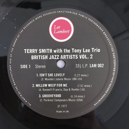 LP/ TERRY SMITH / BRITISH JAZZ ARTISTS VOL.2 / UK盤 オリジナル Lee Lambert LAM002