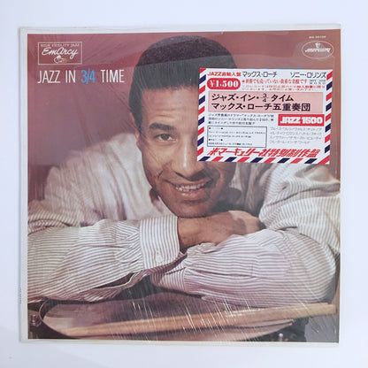 LP/ MAX ROACH  / JAZZ IN 3/4 TIME / US盤 赤ラベル 直輸入　盤に若干反りあり、再生OKです。  EMARCY  MG-36108