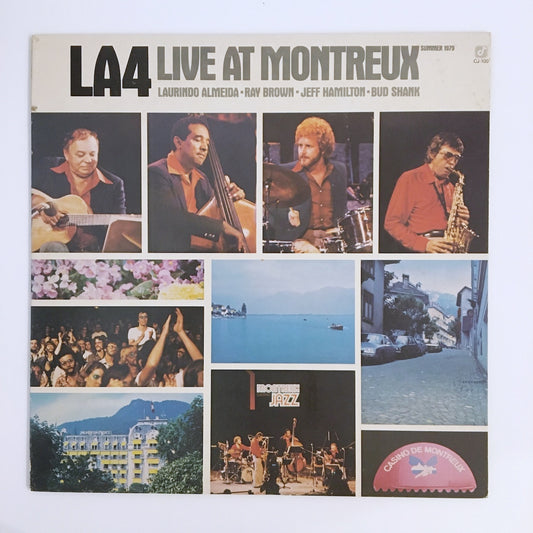 LP/ LA4 / LIVE AT MONTREUX SUMMER 1979 / US盤 インナー付き（うすシミ） Concord Jazz  CJ100