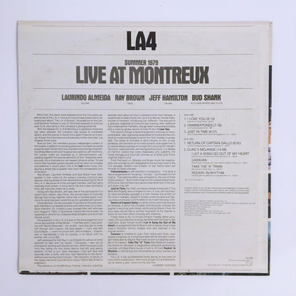 LP/ LA4 / LIVE AT MONTREUX SUMMER 1979 / US盤 インナー付き（うすシミ） Concord Jazz  CJ100