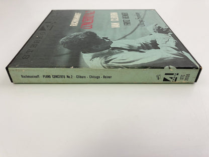 オープンリールテープ/  ヴァン・クライバーン / ラフマニノフ：ピアノ協奏曲第2番 / 日本盤 ライナー（シミ） 7号 19cm/s (7 1/2IPS) 4トラック