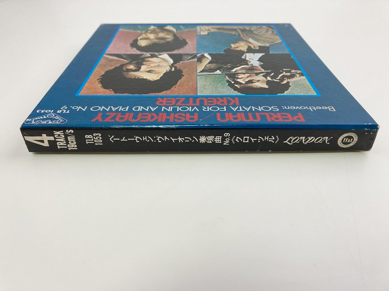 オープンリールテープ/  パールマン、アシュケナージ / ベートーヴェン：ヴァイオリン・ソナタ第9番「クロイツェル」、第2番 / 日本盤 ライナー（シミ） 7号 19cm/s (7 1/2IPS) 4トラック