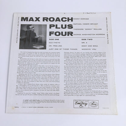 LP/ MAX ROACH / PLUS FOUR / US盤 赤ラベル EMARCY MG36098