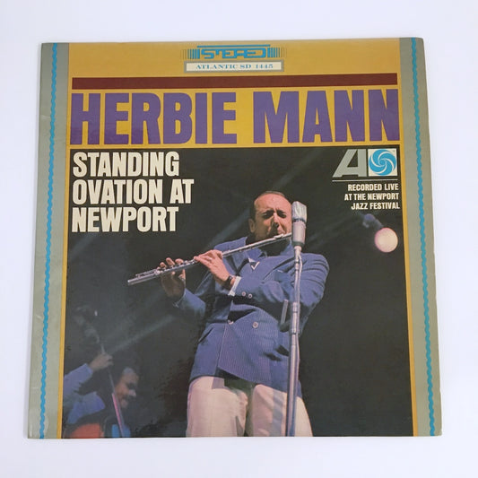 LP/ HERBIE MANN / STANDING OVATION AT NEWPORT / US盤 赤緑ラベル Atlantic  SD1445