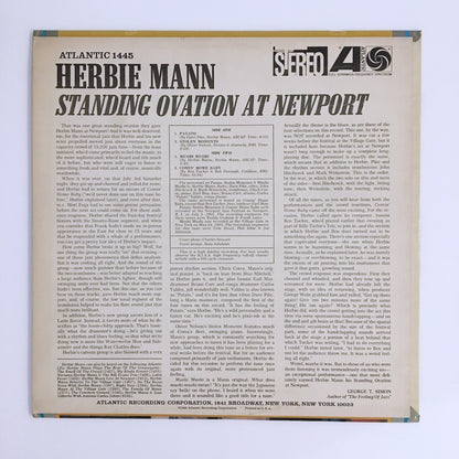 LP/ HERBIE MANN / STANDING OVATION AT NEWPORT / US盤 赤緑ラベル Atlantic  SD1445