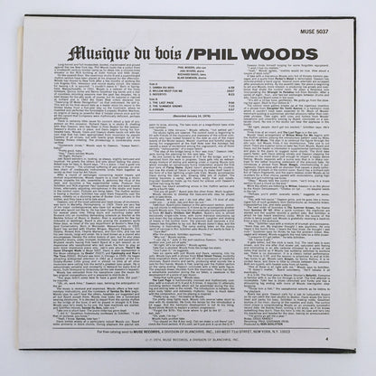 LP/ PHIL WOODS / MUSIQUE DU BOIS / US盤 MUSE MR5037