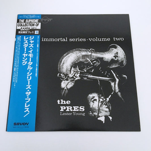 LP/ LESTER YOUNG / JAZZ IMMORTAL SERIES VOL. 2 / 国内盤 帯・ライナー付き SAVOY COJY-9148