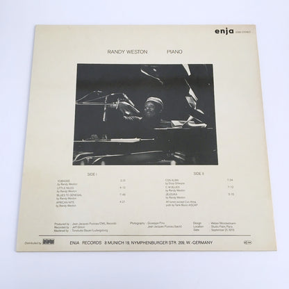 LP/ RANDY WESTON / NUIT AFRICAINE / ドイツ盤 コーティングJK ENJA enja2086