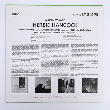 LP/ HERBIE HANCOCK / MAIDEN VOYAGE / 国内盤 ライナー  BLUE NOTE GXK8050