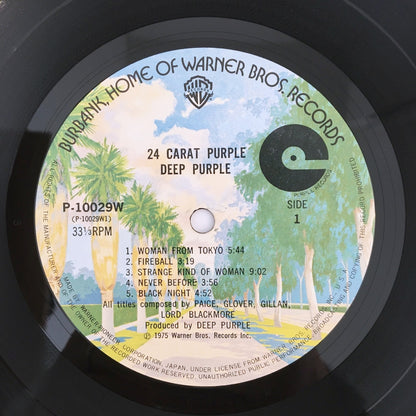 LP/ DEEP PURPLE / 24 CARAT PURPLE / 国内盤 帯(シワ) ライナー付 WARNER BROS. RECORDS P-10029W