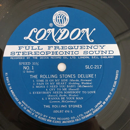 LP/ THE ROLLING STONES / DELUXE / 国内盤 日本独自ベスト LONDON RECORDS SLC217