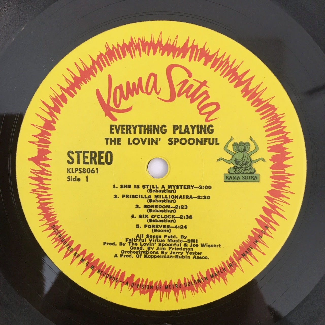 LP/ THE LOVIN' SPOONFUL / EVERYTHING PLAYING / US盤 USオリジナル KAMA SUTRA KLPS8061