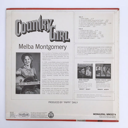 LP/ MELDA MONTGOMERY / COUNTRY GIRL / US盤 USオリジナル MUSICOR RECORDS MM2074