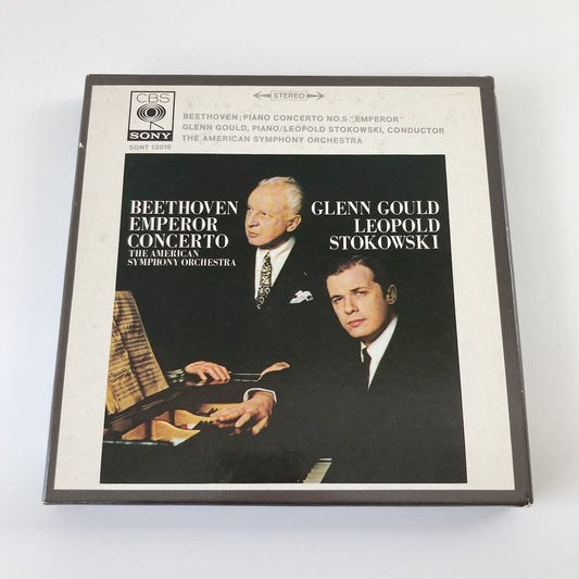 オープンリールテープ/ グレン・グールド / ベートーヴェン:ピアノ協奏曲第5番「皇帝」 / 日本盤 ライナー(シミ) 7号 19cm/s (7 1/2IPS) 4トラック COLUMBIA